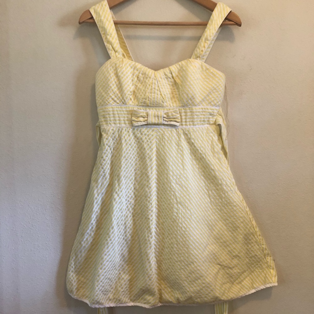 Yellow Plaid Sundress